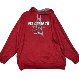 Hoodie Mens 3XL Red Washington Nationals 2016 We Came To Reign Sweatshirt
